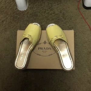 Prada Espadrille Slides